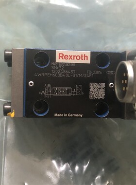 力士乐高频阀4WRPEH6C3B40L-31/M/24F1 R901382350原装液压