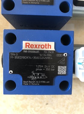 力士乐Rexroth电磁球阀M-3SED10CK14/350CG24N9K4 R900086685原装