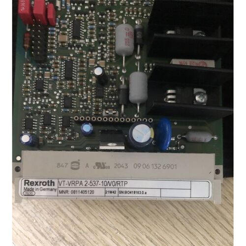力士乐Rexroth放大器VT-VRPA2-537-10/V0/RTP 0811405120德国原装
