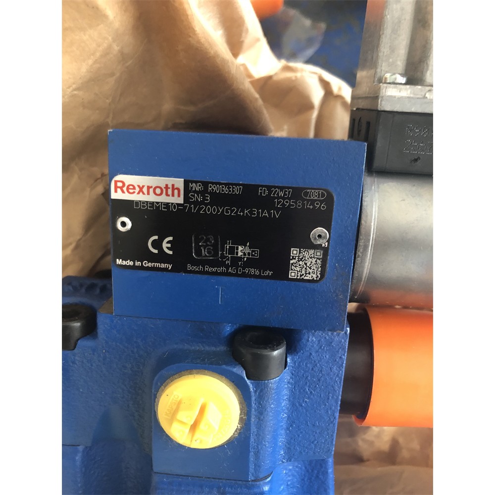比例阀DBEME10-7X/200YG24K31A1V R901363307力士乐原装液压