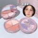 ArtValue小熊骑士收缩色三色腮红盘便携裸妆提亮伪素颜纯欲腮红盘