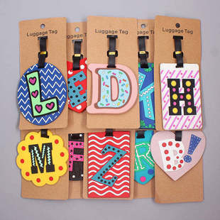 Letters Silica Newest Accessories Tag Travel Cute Luggage