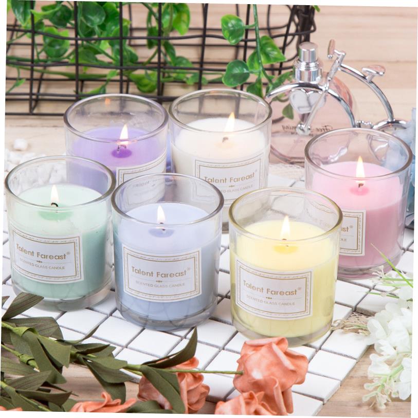 non-smoking, scented glass candles candle smokeless 香薰蜡烛
