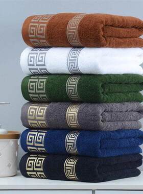 100% Cotton bath towel facecloth soft towels加厚纯棉浴巾毛巾