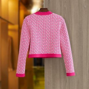 ladylike small jacket single wear Womens top pattern neck