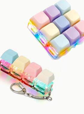 glowing computer caps keyboard fidget toy clicky stress键盘