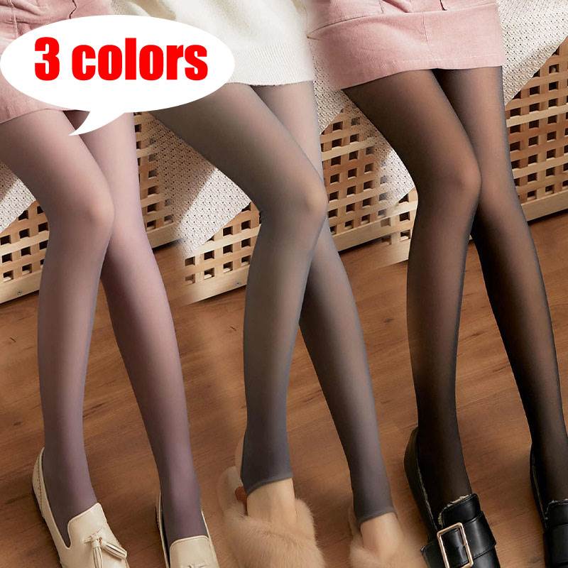 Fleece Panty Warm Winter Tights Thermal Stockings for Women&