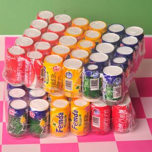 劲爆汽水糖混合汽水味可乐味压片零食儿童怀旧糖果摆摊小卖部批发