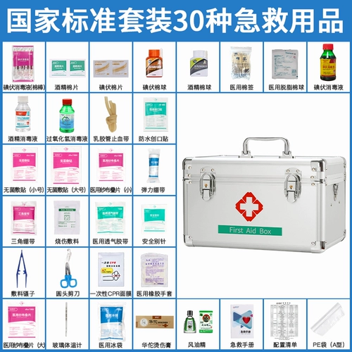 Ящик для аварийного ящика для медицины.