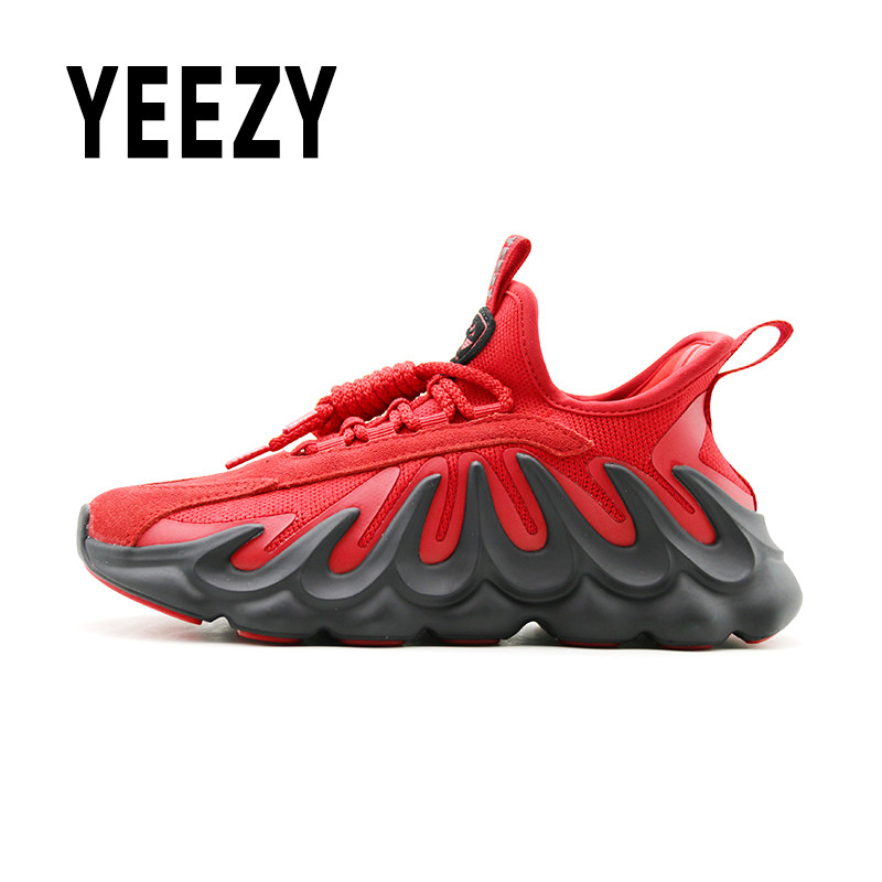 yeezy官方正品新款椰子鞋451火焰山大红男女跑鞋休闲鞋运动鞋板鞋