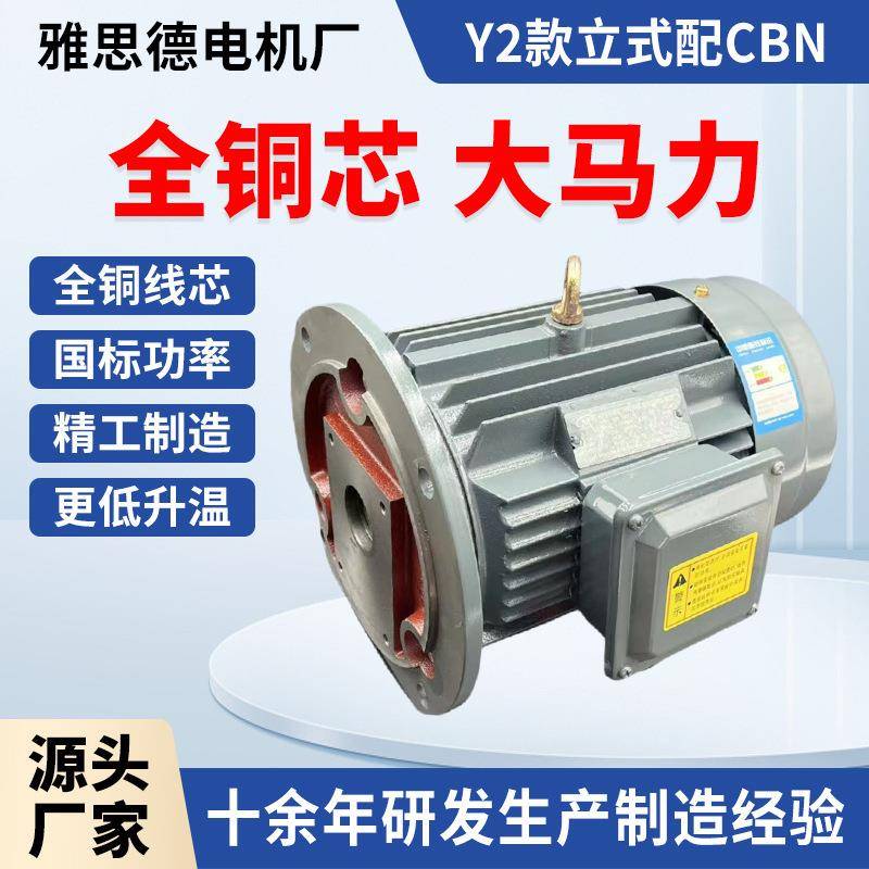 三相电动机2.2/3/4/5.5/7.5W液压马达CBN齿轮泵升降平台电机