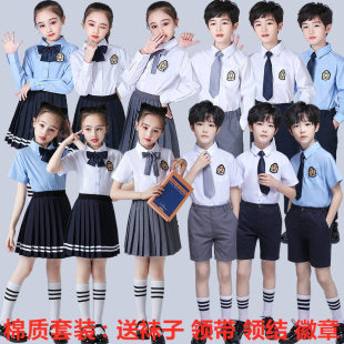 中小学生大合唱表演服装儿童诗朗诵照校服歌咏毕业演出服班服比赛