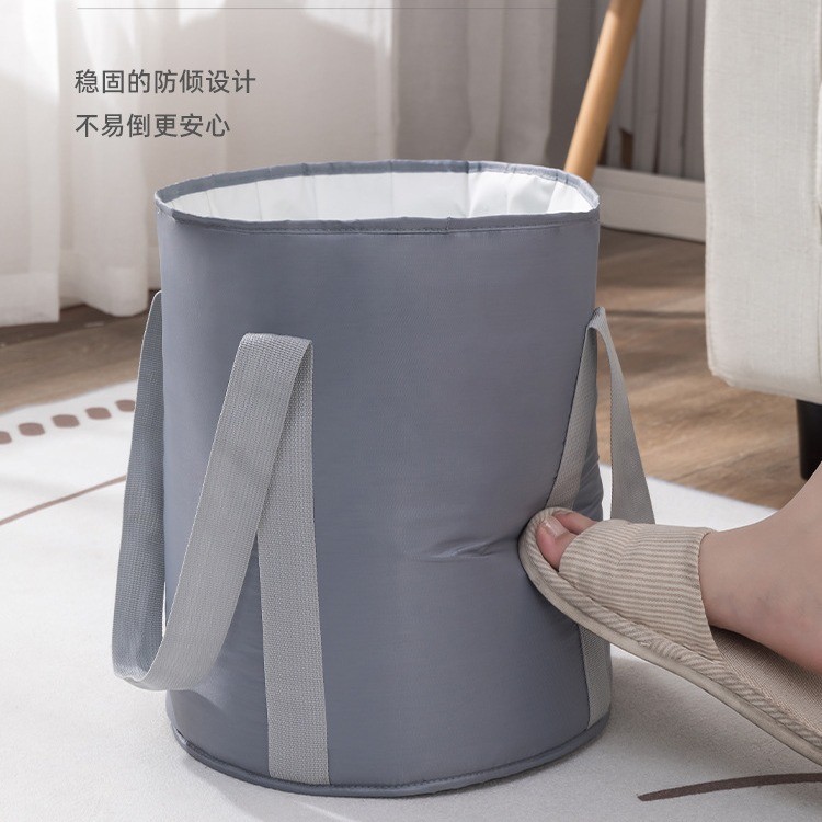 可折叠泡脚袋洗脚盆保温泡脚桶宿舍深桶过小腿家用便携式足浴神器