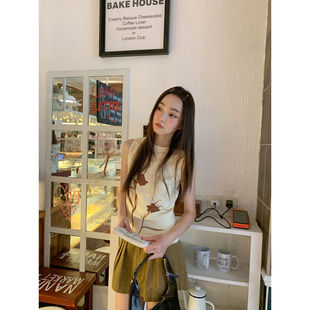 新款夏季无袖背心女宽松显瘦百搭上衣