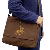 新僧包僧袋旅游居士包罗汉袋朝山进香袋背包 加厚帆布多功能挎包