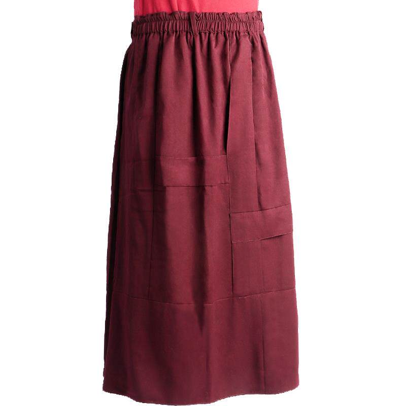 [简易裙]喇嘛僧服衣服僧装和尚藏式春季僧衣外穿半身裙平裙福田裙