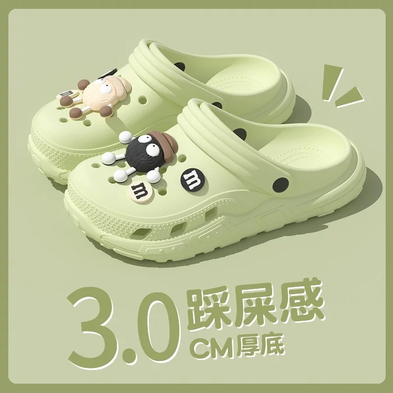 儿童洞洞鞋男孩夏季包头拖鞋