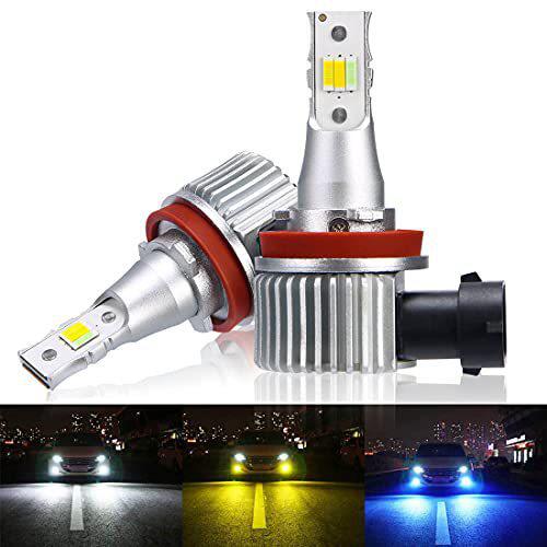 日本热卖 6000K/3000K/10000K H8/H11/H16 白黄蓝三色 LED雾灯