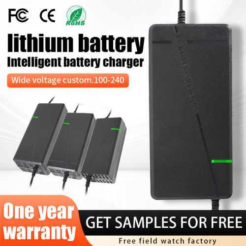 三元聚合物铁锂12V24V36V2a48v3A60v5a72V8A电动车锂电池充电器
