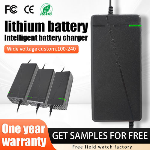 跨境外贸现货48V5A2A3A8A10A智能通用电动滑板平衡车锂电池充电器