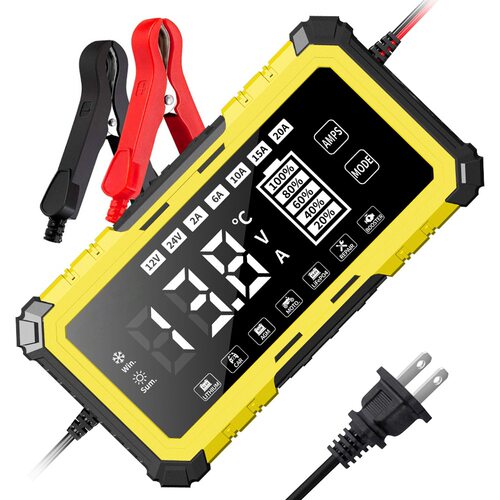 跨境12V24V2A6A10A15A20A充电器汽车电瓶充电器 摩托车电瓶充电器