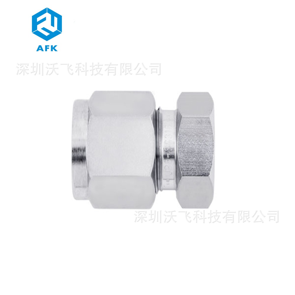 厂家直销卡套堵头SS316不锈钢Afklok卡套接头刚管堵头1/16~1