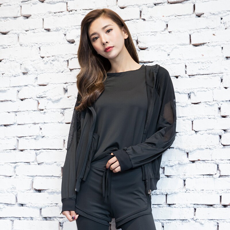 运动外套女秋冬加绒加厚上衣户外跑步健身瑜伽服