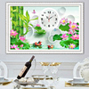 5d Diamonds Cross stitch 2020 new pattern a living room Diamonds Small pieces manual Mandarin Duck clocks and watches Slightly Stick drill