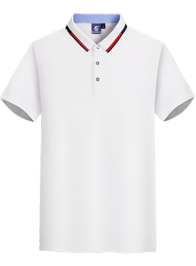 纯棉polo衫刺绣logo高端企业工作服定制工装团体服夏季t恤diy定做