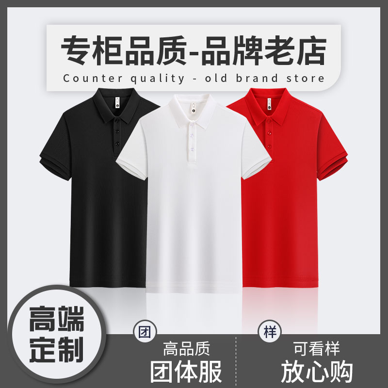 (CX2023)翻领工作服定制短袖t恤文化polo衫印logo刺绣团队 个性定制/设计服务/DIY T恤印制 原图主图