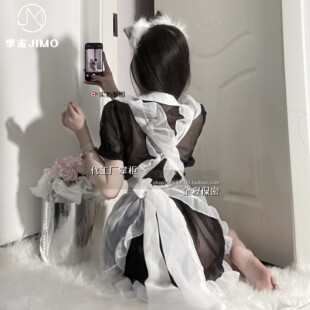 灌云季末服饰有限公司季末内衣制服绑带围裙网纱透视角色扮演女仆