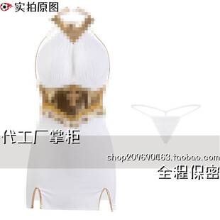 灌云情服饰内衣厂性感高级感柔纱透视古风天使西部女郎包臀短裙西