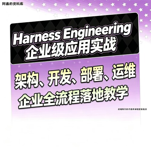 Harness Engineering解决方案运维手册规范方法技巧实践方案例