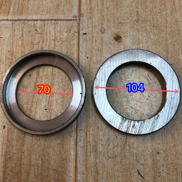 南昌200/230旋耕机311轴承座防草圈钢圈旋耕机配件防尘盖