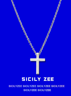 极简十字架钛钢不掉色