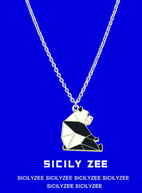 守护丫丫回国项链原创极简设计