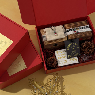 【元旦礼物】边顶藏香 开运礼盒藏饰首饰耳环组合装高端伴手礼品