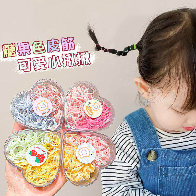 婴幼儿发圈一次性不伤发橡皮筋宝宝头绳扎小啾啾发绳高弹皮套头饰