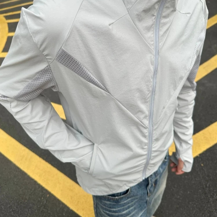 MAROLIO网眼立领防晒衣夏季运动户外轻量外套速干薄款防晒服男女