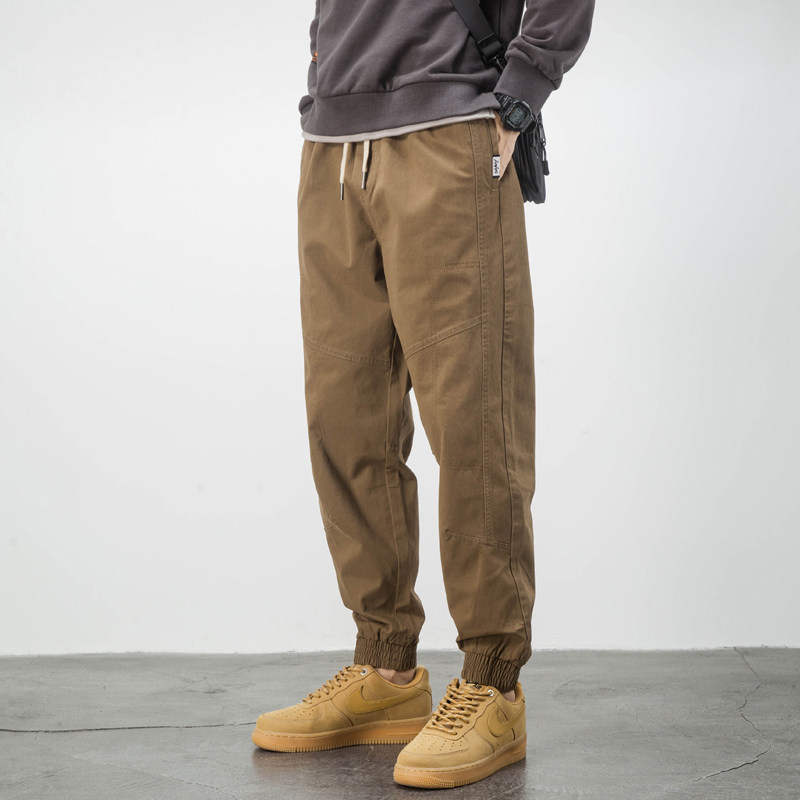 潮牌it neith BIAS秋冬休闲裤男宽松束脚大码美式纯棉弹力工装裤,男装,秀禾服,淘宝优惠券,粉丝福利购,淘宝优惠卷