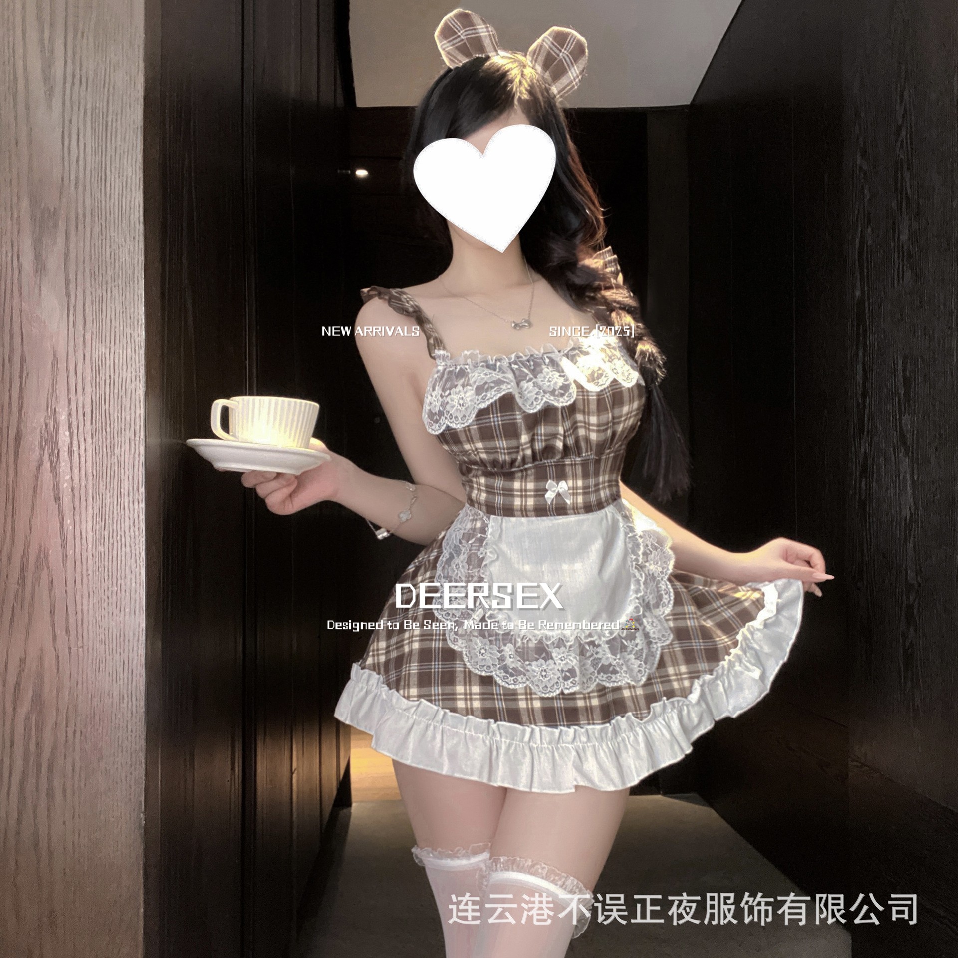 【鹿角秘密】内衣女仆纯制服睡衣套装qqny感味衣服