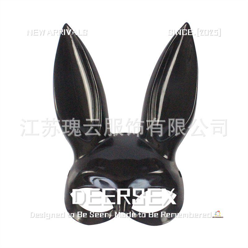 【鹿角秘密】DEERSE-X新款皮革狐狸眼罩魅惑面具水钻猫女酒吧舞会