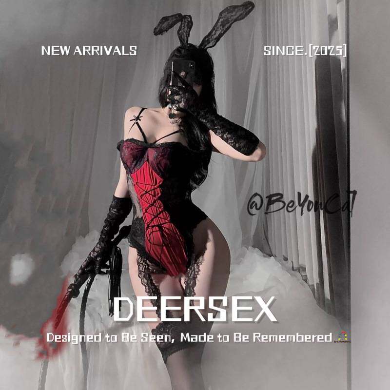 一撕就烂的趣味睡衣圣诞兔女郎角色扮演透视吊带暗扣连体衣制服趣