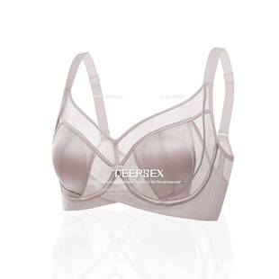 汕头申江服饰超薄透气大胸显小薄款聚拢防下垂收副乳吊带调整型文