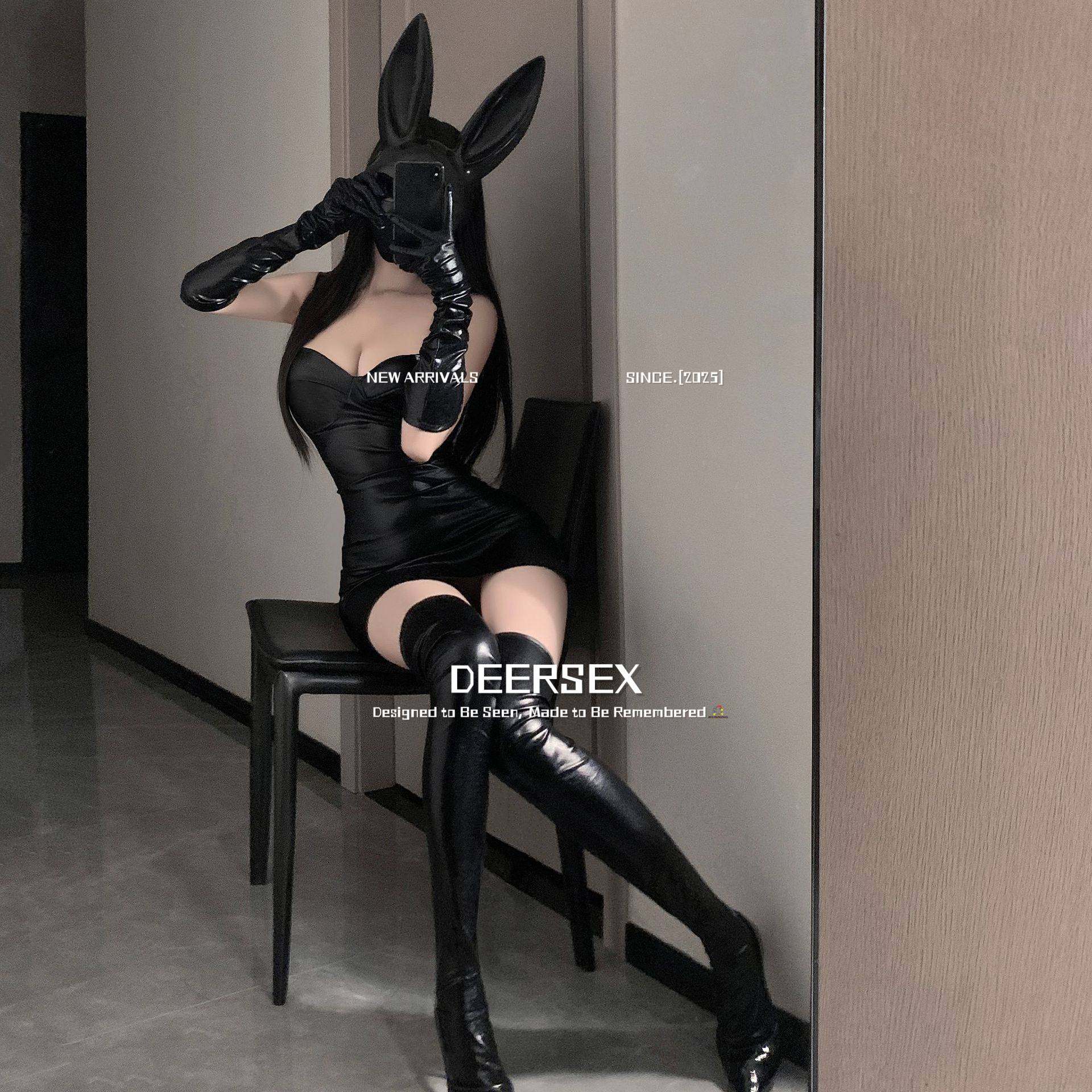 qq内衣男漆皮兔女郎纯紧身包臀夜店女王皮裙套装女趣味睡衣qq内衣,女士内衣/男士内衣/家居服,睡衣/家居服套装,淘宝优惠券,粉丝福利购,淘宝优惠卷