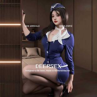 成人趣味内衣性感女情灌云大码 女制服套装 睡衣纯空姐表演服趣味