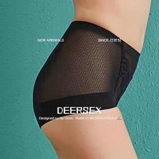 潮汕内衣新款蕾丝网布提臀收腹裤束腹内裤底透气无痕舒适平角女裤