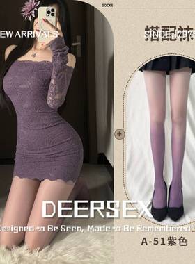 灌云县魅兔制衣厂纯辣妹紫色长袖连衣裙子女秋季修身显瘦一字肩蕾