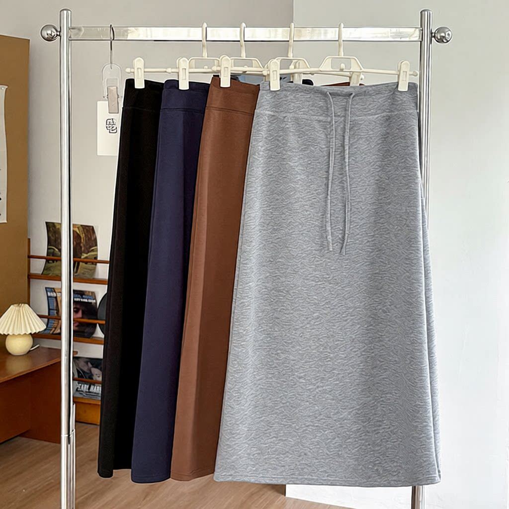 lulu微喇瑜伽裤女春秋季窄版直筒垂垂面膜空气层灰色运动阔腿裤