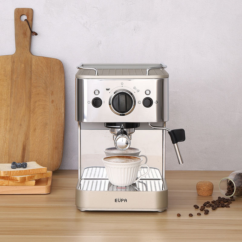 Eupa灿坤意式奶泡全不锈钢咖啡机